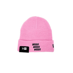 New Era Bisous Beanie Waffle Pink