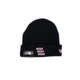 New Era Bisous Beanie Waffle Black