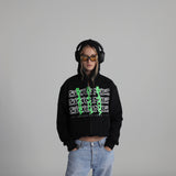 Bisous X Stone Snowboards Hoodie Zipper Black