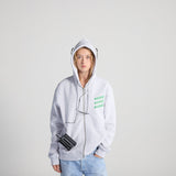 Hoodie Sonic Zipper Sport Grey