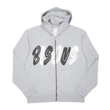 Hoodie Zipper Past Sport grey