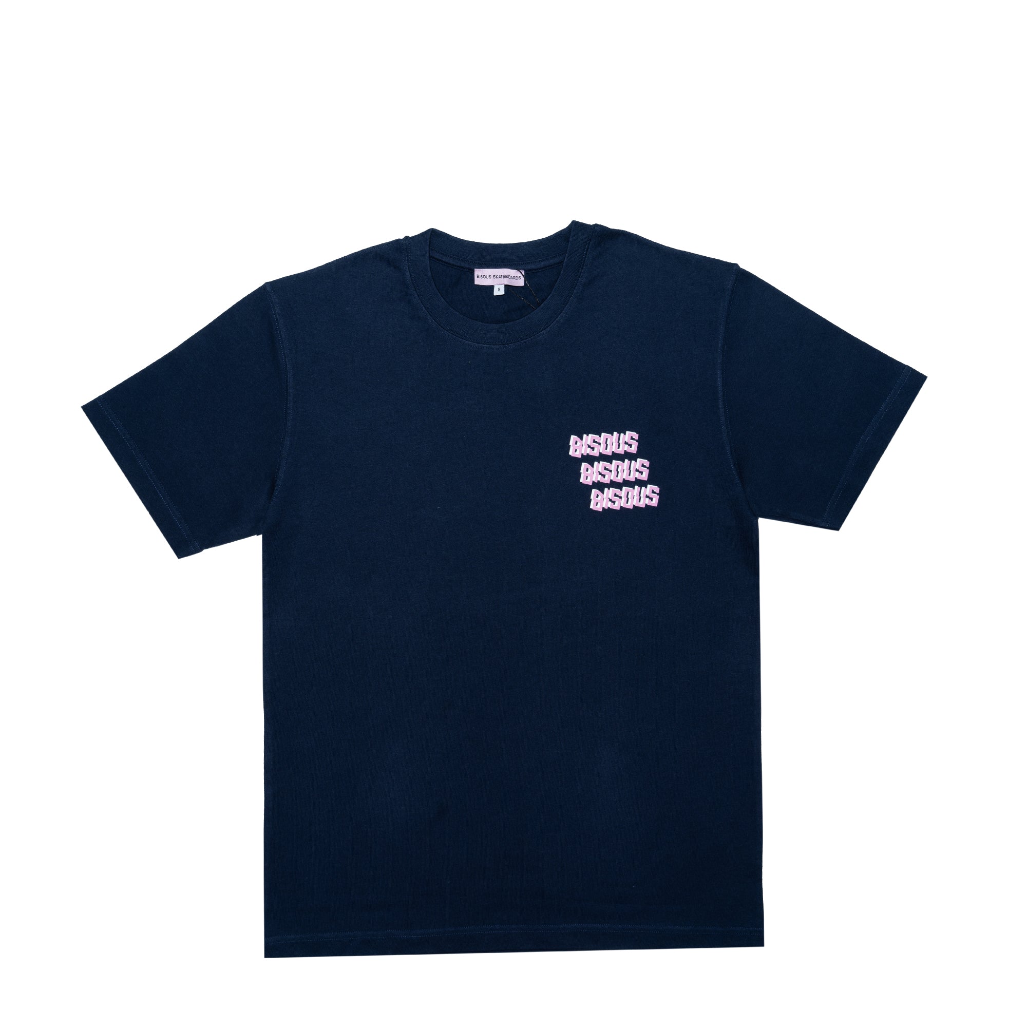 T-shirts Bisous x3 Back Navy