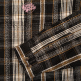 Shirt Zipper Check Black