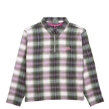 Polo Zipper Check pink