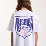 T-shirt Kids Blason White