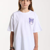 T-shirt Kids Blason White