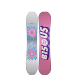 Bisous x Stone Snowboards Board Silver