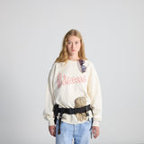 Crewneck Lounge Washed White