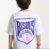 T-shirt Kids Blason White