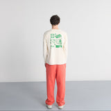 Pants Cigarette Washed Red