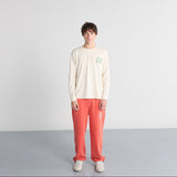 Pants Cigarette Washed Red