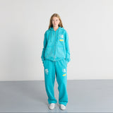 Hoodie Washed Escargot Medical Green