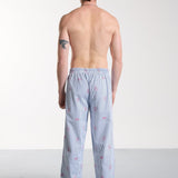 Pijama Pants Striped Pink logos