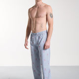 Pijama Pants Striped Navy Logos