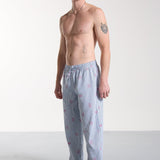 Pijama Pants Striped Pink logos