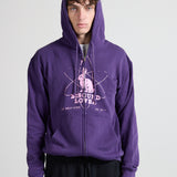 Hoodie Zipper Bisound Purple