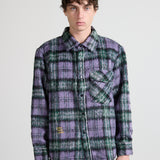 Garage Flannel Shirts Purple