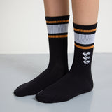 Socks Gym Black Orange