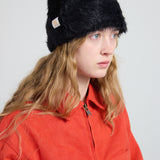 Beanie Fake Fur Black