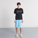 Shorts Gianni Embroidery Light Blue