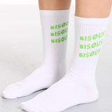 Sonics White/green Socks