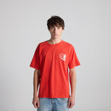 T-shirt Escargot Washed Red