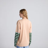 T-shirt LS Feutre Stripes