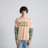 T-shirt LS Feutre Stripes