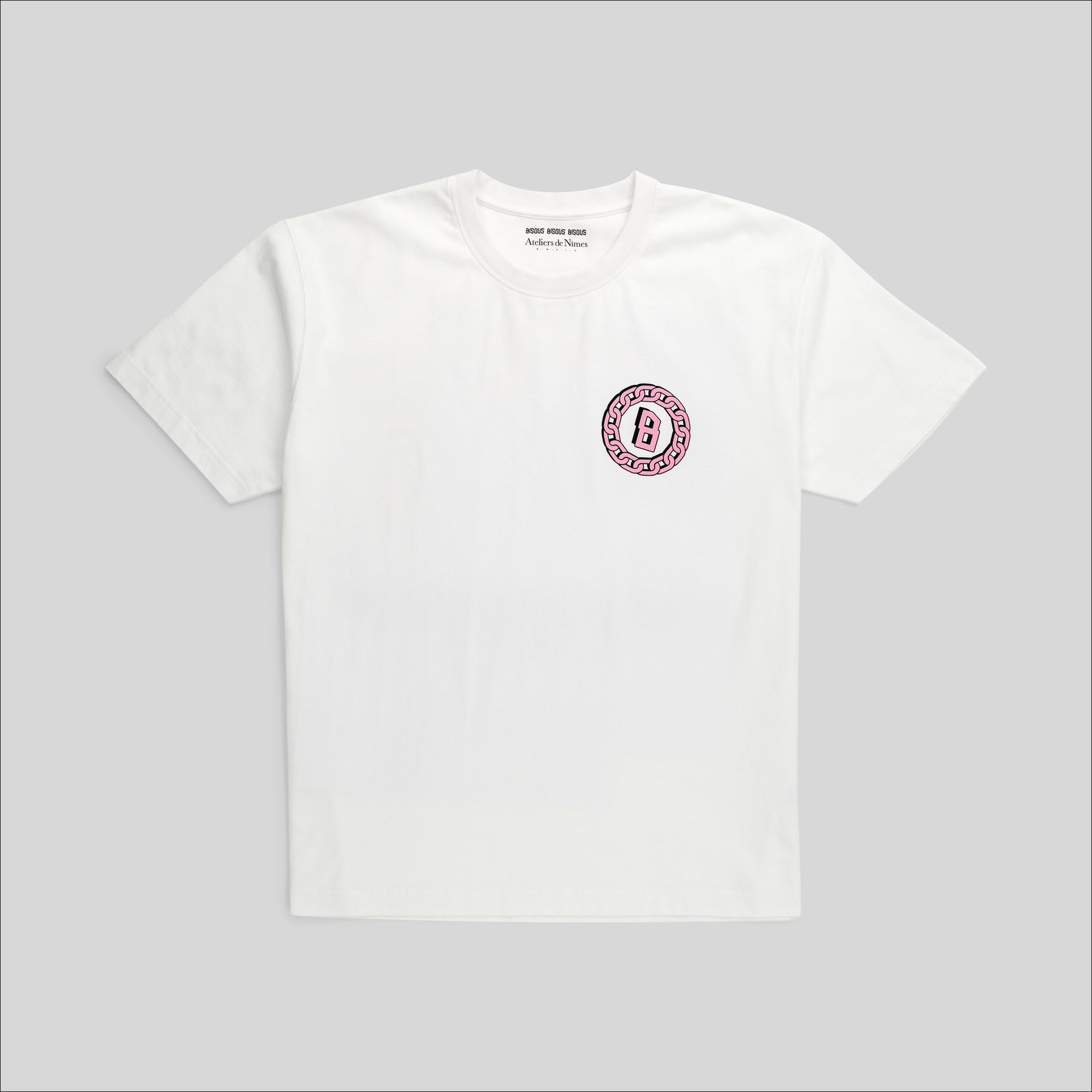 T-shirts Bisous x Ateliers De Nimes White