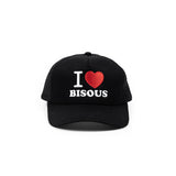 Caps I LOVE BISOUS Black