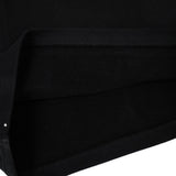 Hoodie less sleeves Black