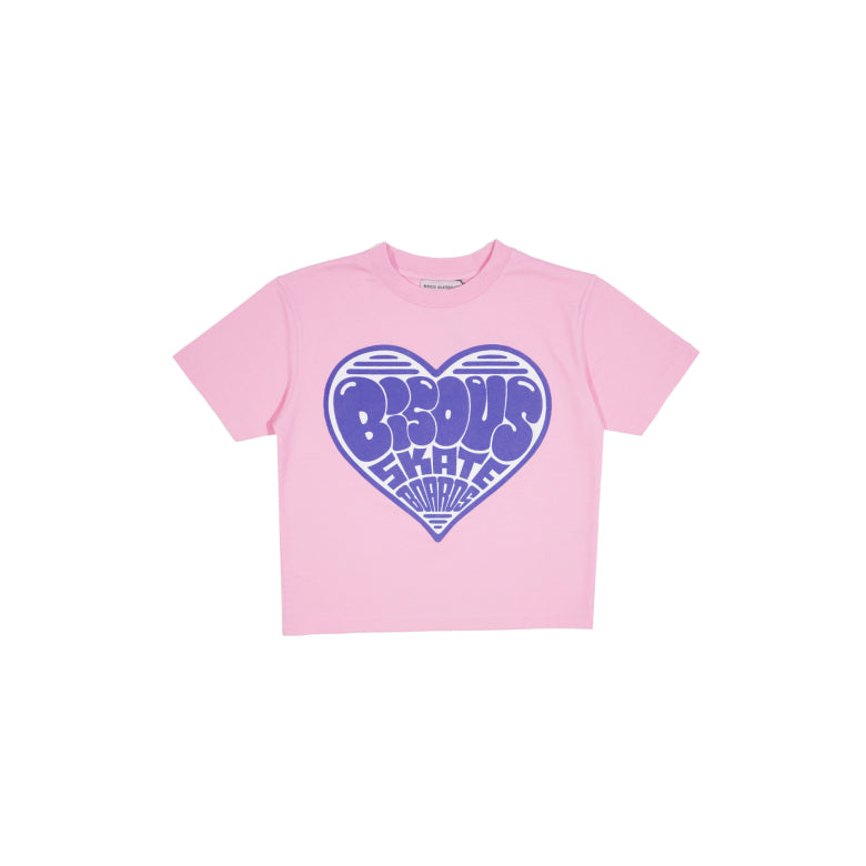 T-shirts Kids Heart Pink