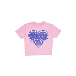 T-shirts Kids Heart Pink