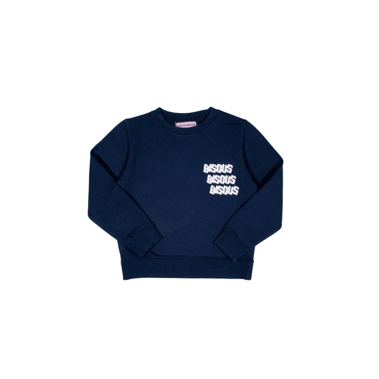 Crewneck Kids Bisous X3 Navy