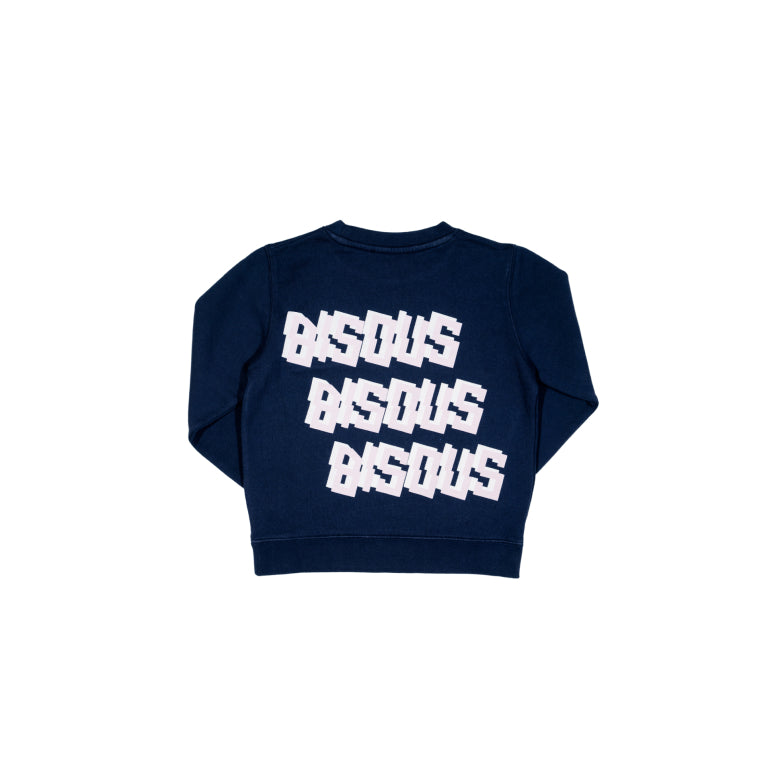 Crewneck Kids Bisous X3 Navy