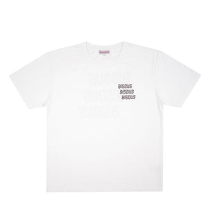 T-shirts Bisous X3 Back White – Bisous Skateboards