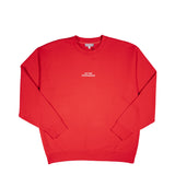 Crewneck No Time For Romance Red