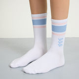 Socks Gym White Pink